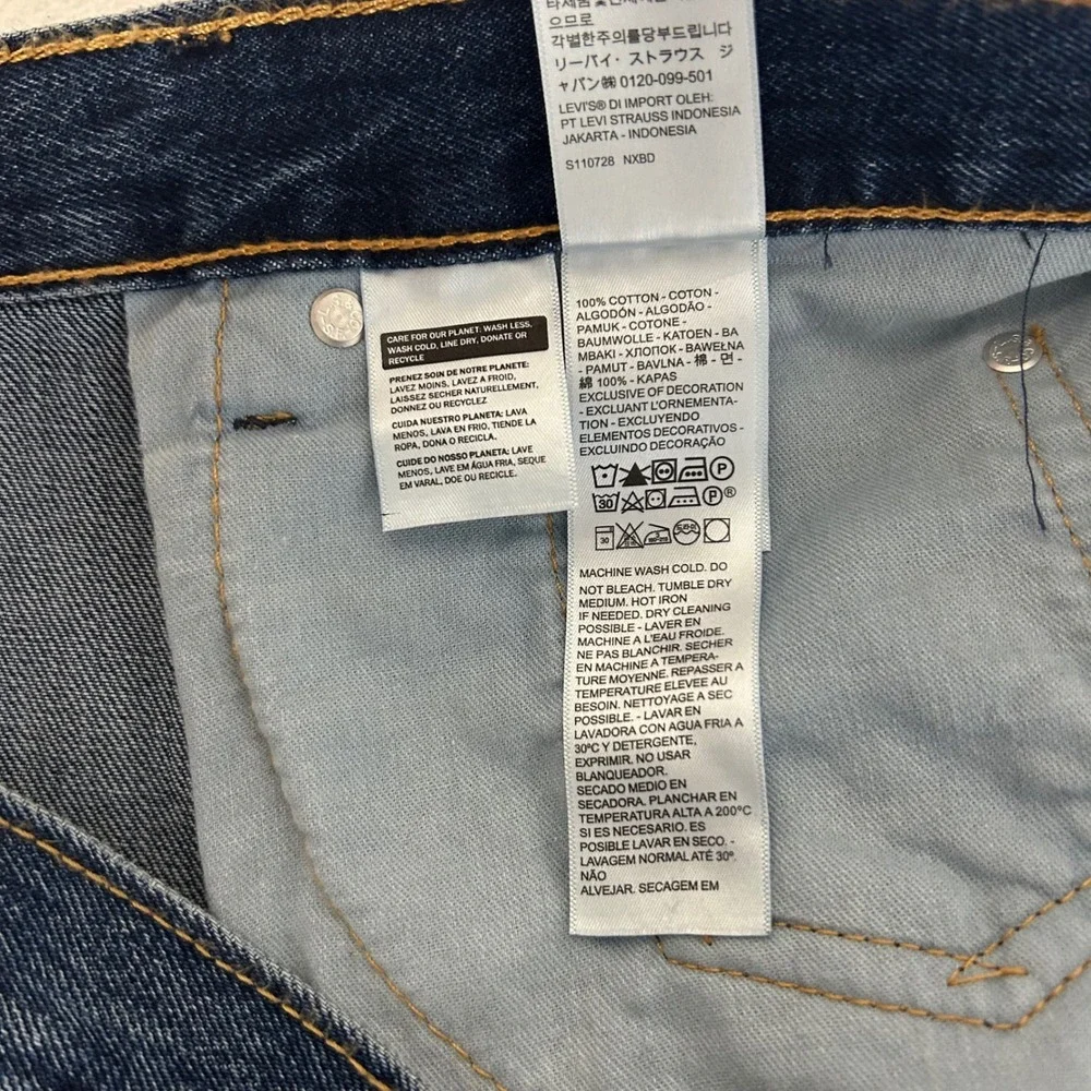 Levi's 550 Relaxed Fit Jeans Mens 46x34 Blue Medium Wash Tapered Leg